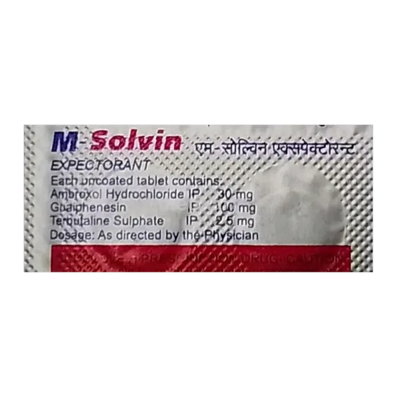 m solvin tablet 10's